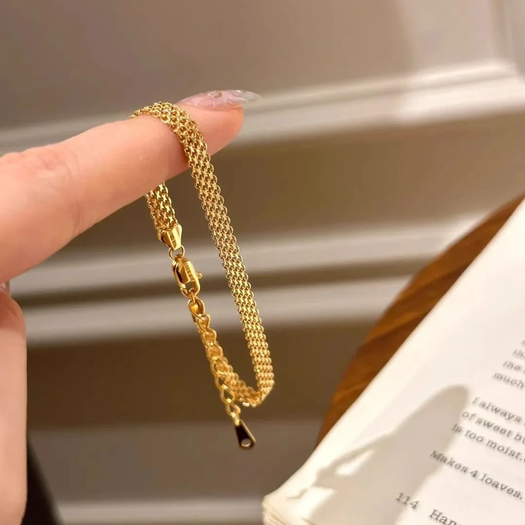 

925 Sterling Silver Charms Milan Bracelets For Women Ladies Wedding Luxury Jewelry Wholesale Accessories Jewellery Argent 925