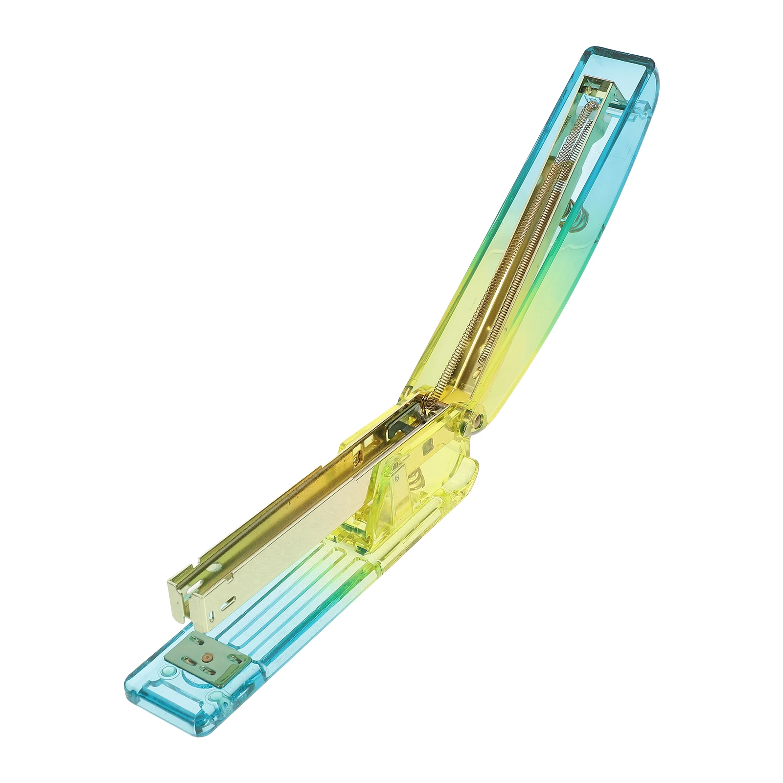 Blue Yellow Gradient Acrylic Desktop Office Large Capacity Hand Decorative Practical For Home Office Professional