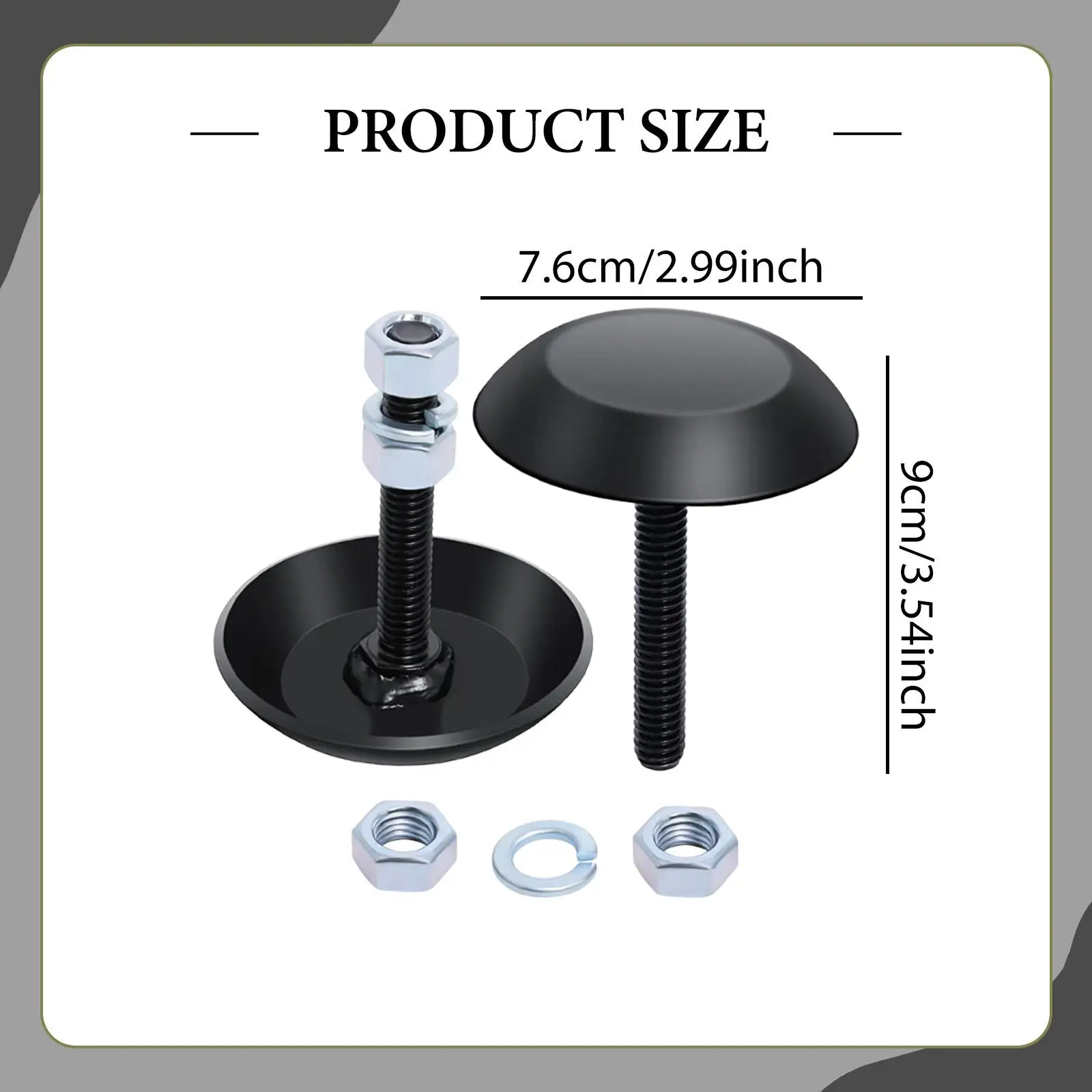 2Pcs Snow Plow Skid Shoes Metal Replaces Parts for ACE Ranger Attachments