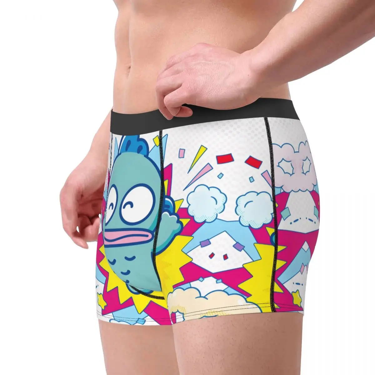 Kawaii Hangyodon Boxer Per Homme 3D Stampato Brutto Pesce Kawaii Cartoon Anime Biancheria Intima Mutandine Slip Mutande Traspiranti