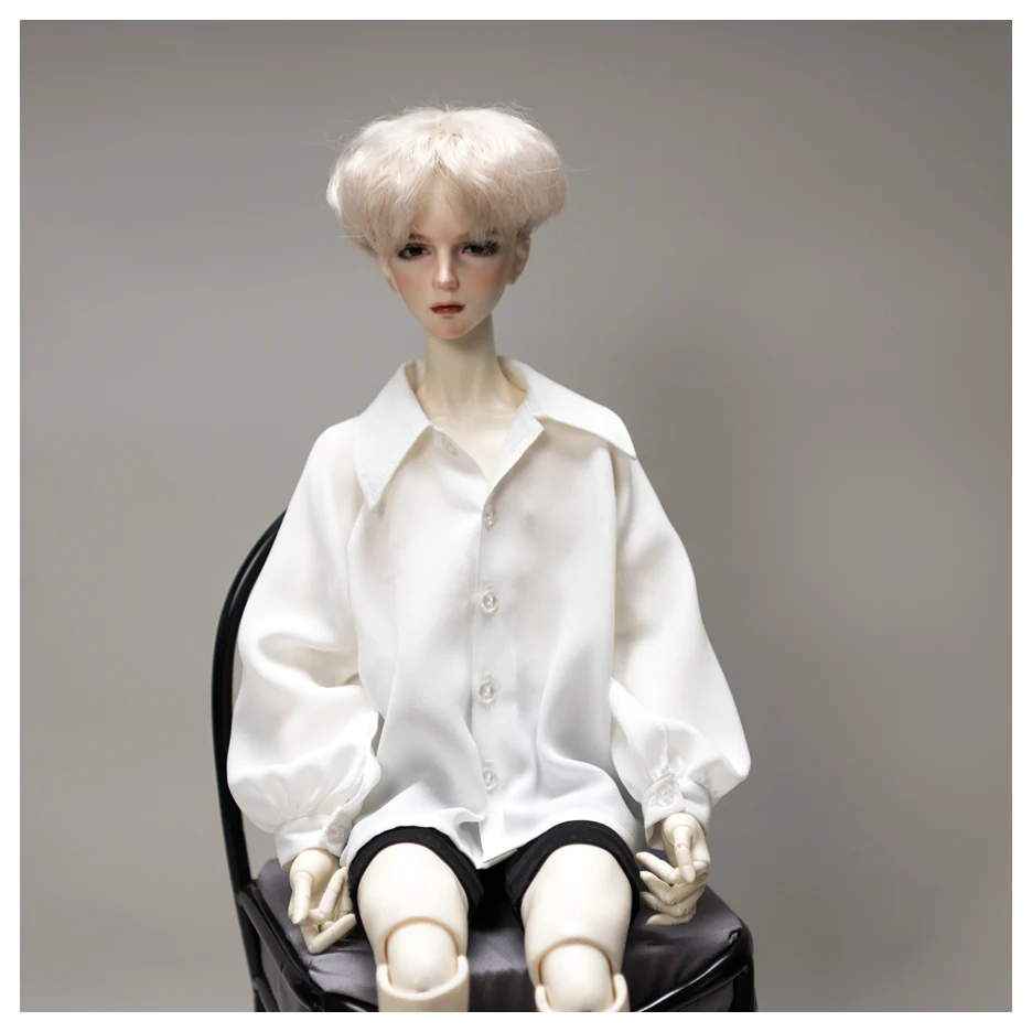 D03-P210 giocattolo fatto a mano per bambini 1/3 1/4 zio SSDF vestiti per le bambole BJD/SD vestiti per le bambole bianco elegante camicia di chiffon 1 pz