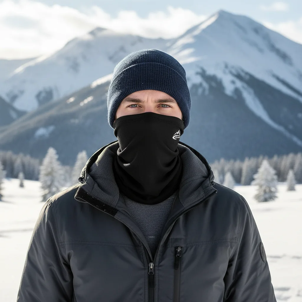 

Windproof Headgear Velvet Sports Bandana Thickening Plush Neck Scarf Cycling Scarf Men Women