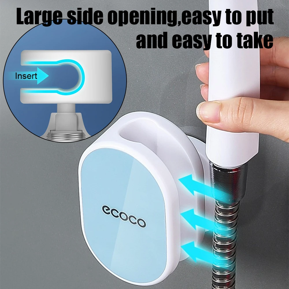 Soporte de ducha Universal para montaje en pared, accesorio ajustable de 360 °, sin Taladro