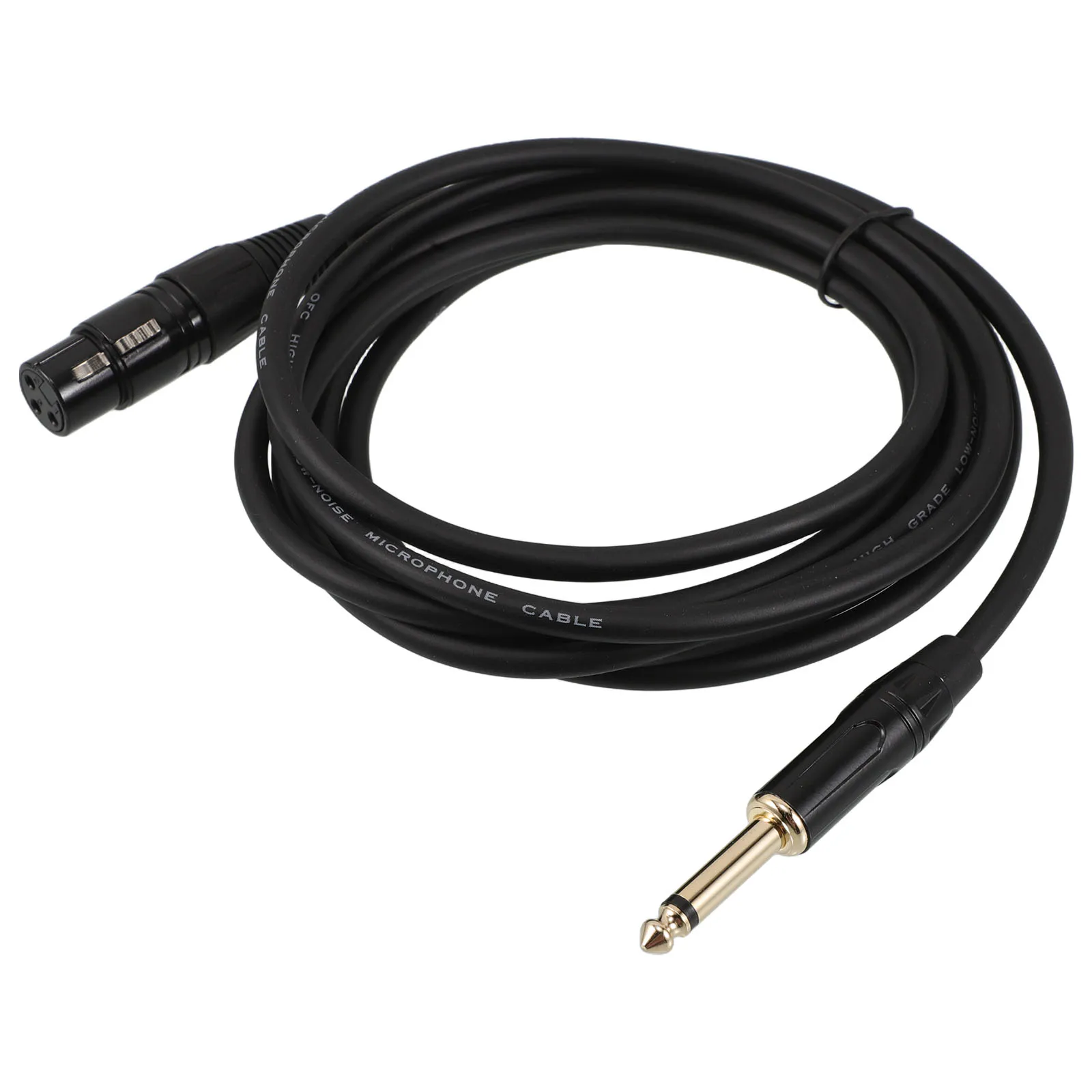 

Audio Cable Converter Xlr Female to 6 35mm Jack Adapter Microphone Cables Recording Performance Durable Practical