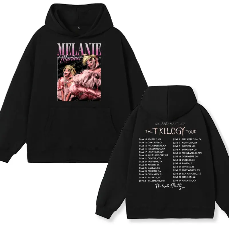 

The Trilogy Tour 2024 Melanie Martinez Portals Album Hoodie Male Fall Fashion Oversized Long Sleeve Sweatshirt Hoodies Men Women