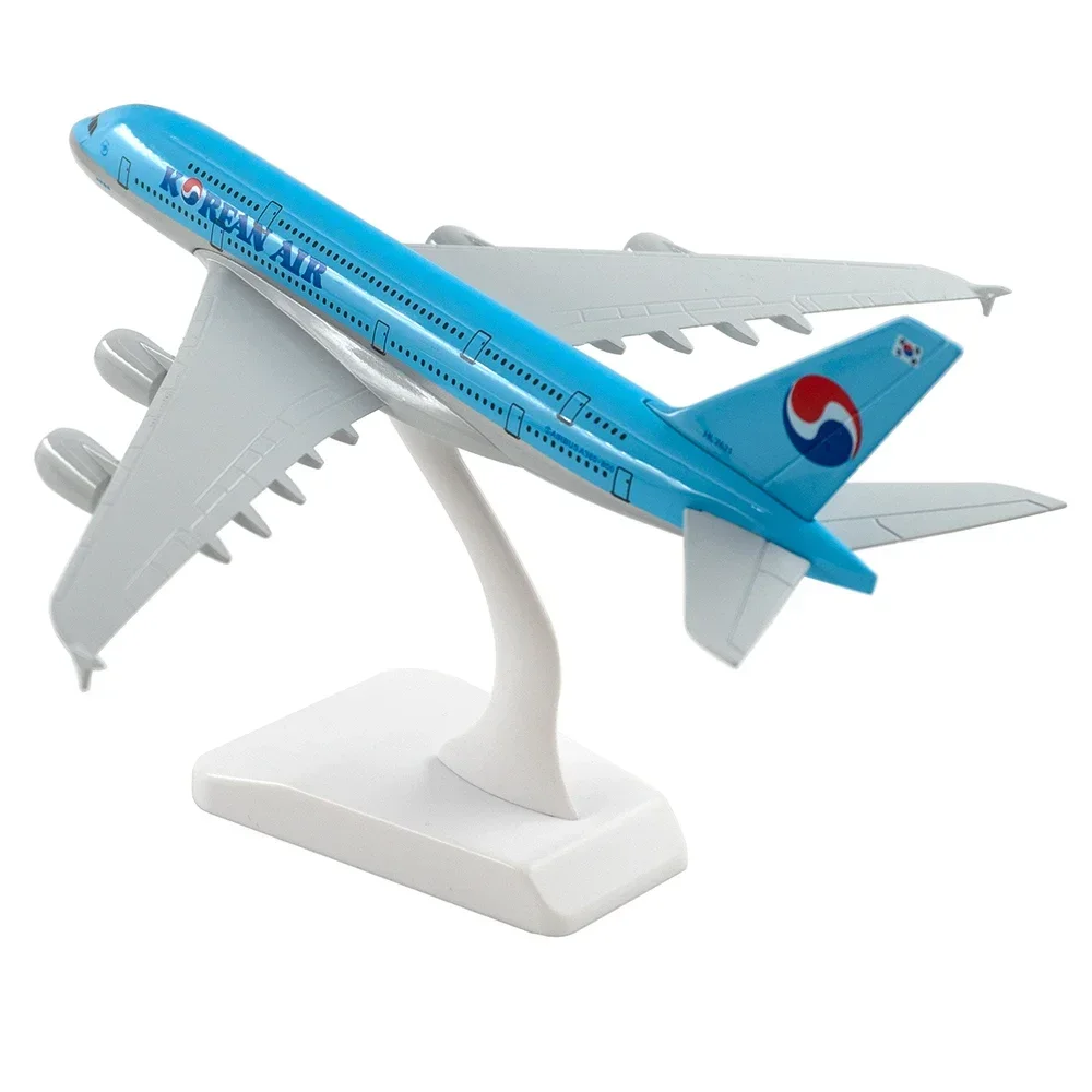 

18cm Aircraft Korean Air Airbus A380 Alloy Plane Model Toys Decoration Children Kids Gift for Collection
