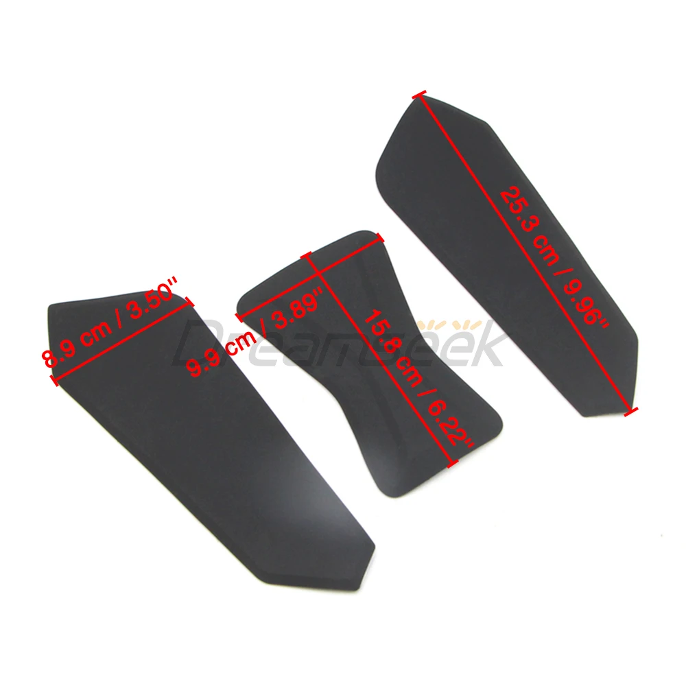 Gas Tank Pad Traction Side Fuel Knee Grip for BMW F750GS F850GS 2018+ Motorcycle Non-slip Sticker Protector Decals Rubber Black