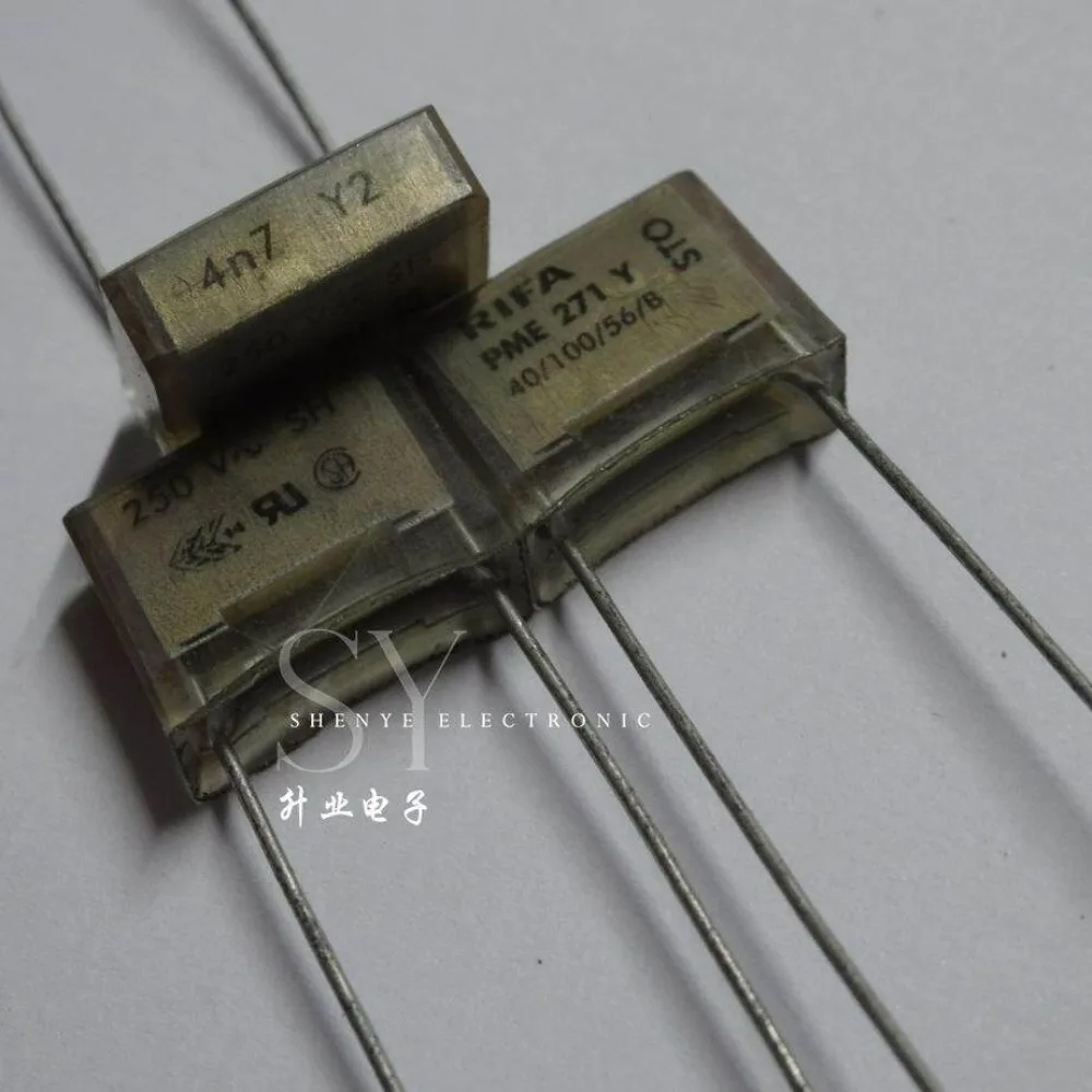 

5pcs/lot RIFA PME271 0.0047uf 250VAC 4.7nF 4700pF 4N7 472 M Brand New 10mm Film Capacitor