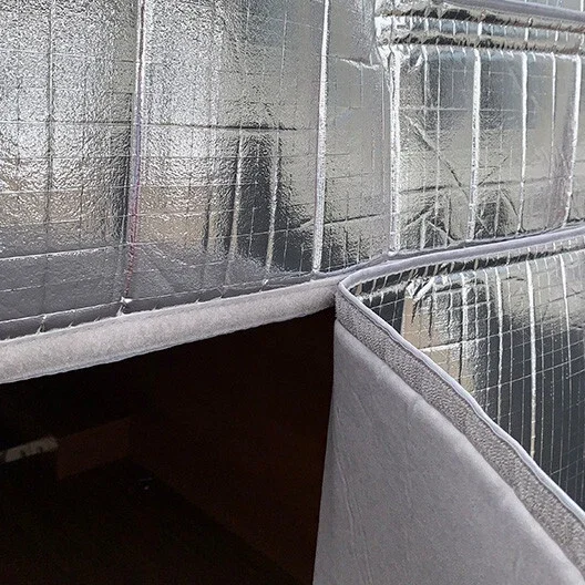 RV Tailgate Insulation Curtain for Fiat Ducato X250/X290 Peugeot Boxer Citroen Relay Camper Van - Rear Door Draft Stopper Curtai