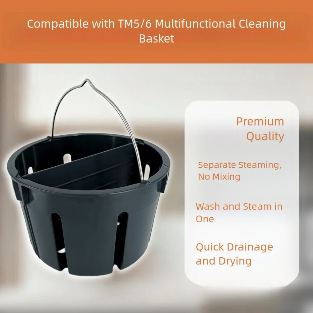 

Для сливной корзины Thermomix TM7 с чистящей щеткой. Эффективное решение для мытья и слива ингредиентов.