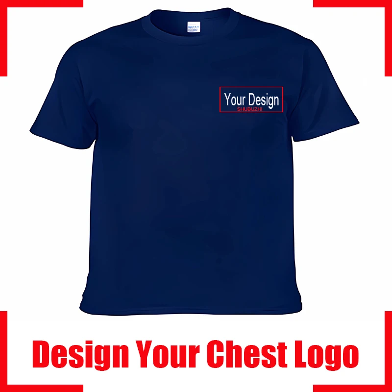 Men's Personalized Cotton T-shirt Custom Text Name Tsihrts Add Your Own Message Fashion men tshirt bigger size 4XL 5XL, image 25
