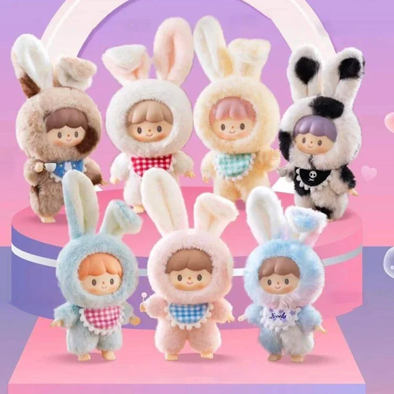 Delicious Bunny Series Blind Box Toys Vinyl Plush Doll Cute Bunny Anime Figure Mystery Box Girls Collectible Toy Surprise Gifts