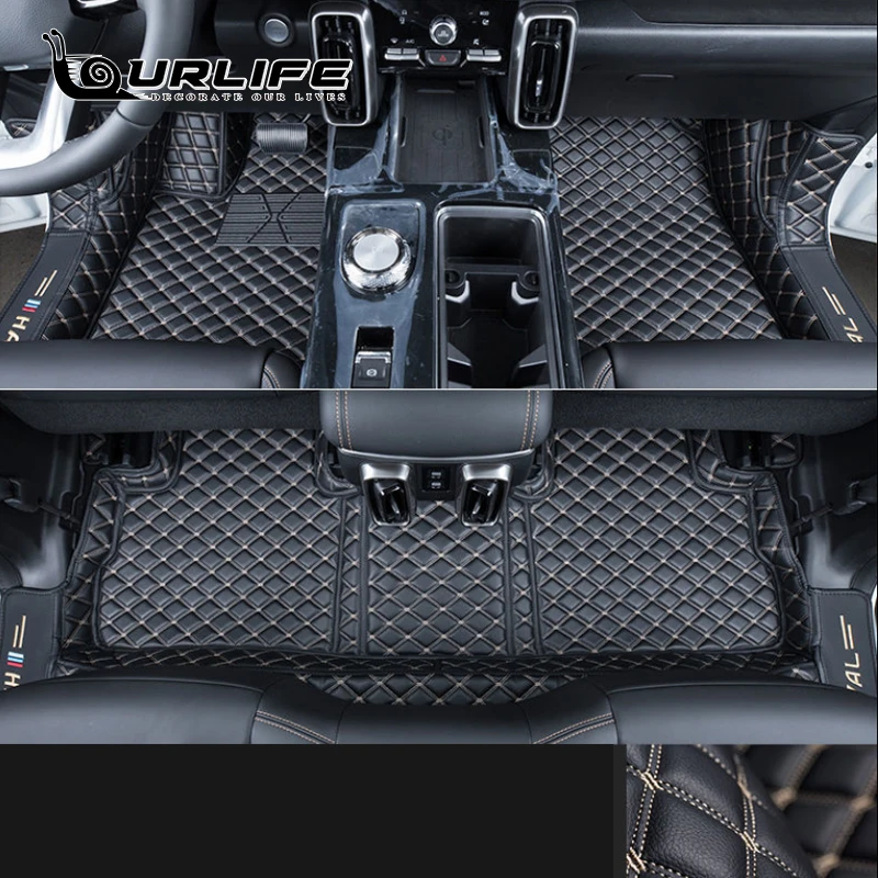 For Haval Dargo 2021 2022 2023 2024 Car Floor Mats Carpet PU Leather Foot Pad Interior Floorliner Auto Accessories