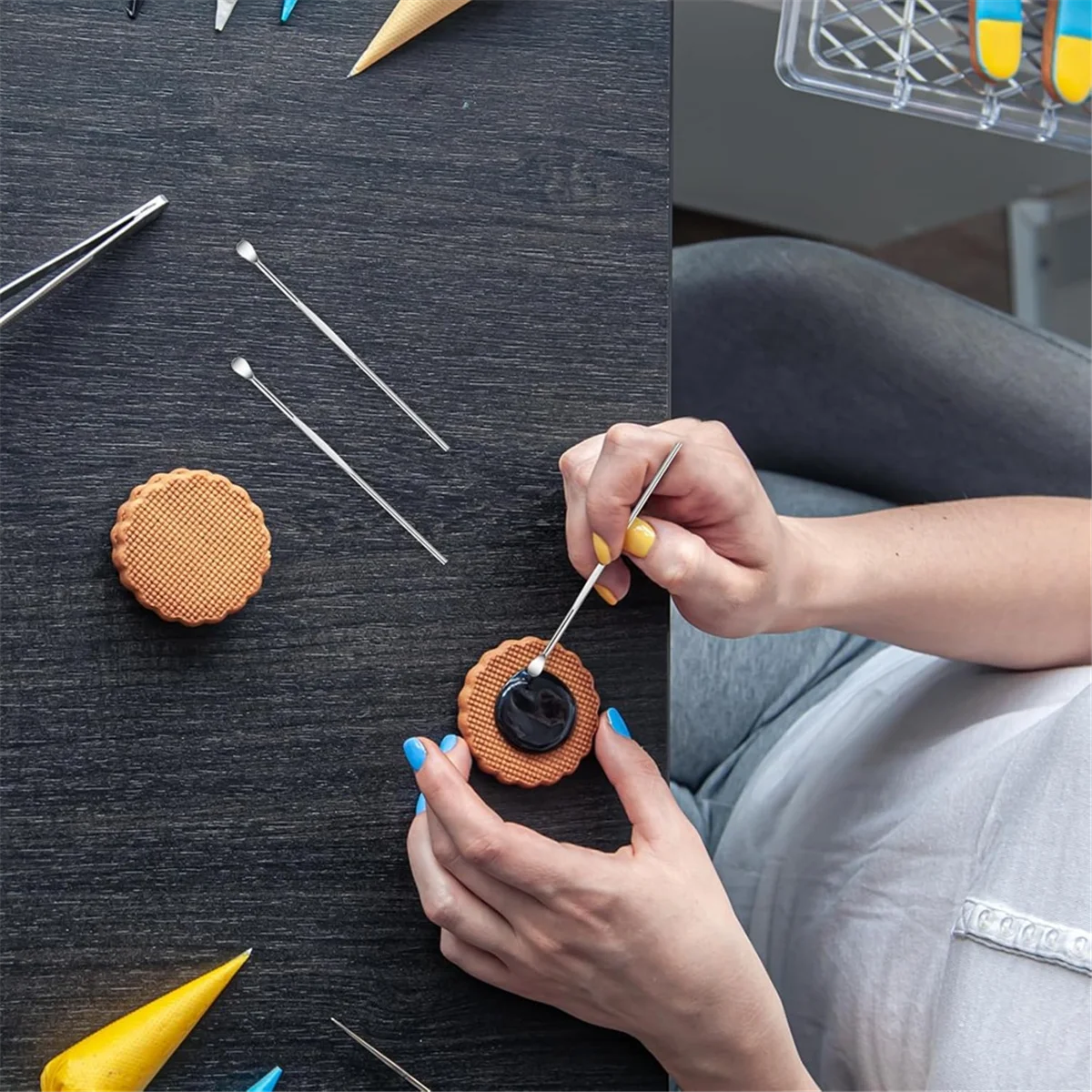 ABLQ 100 Pieces Wax Carving Tool Wax Sticks Concentrate Wax Sculpture Tool Kit Sculpting Spoon EarWax Removal Tool Set