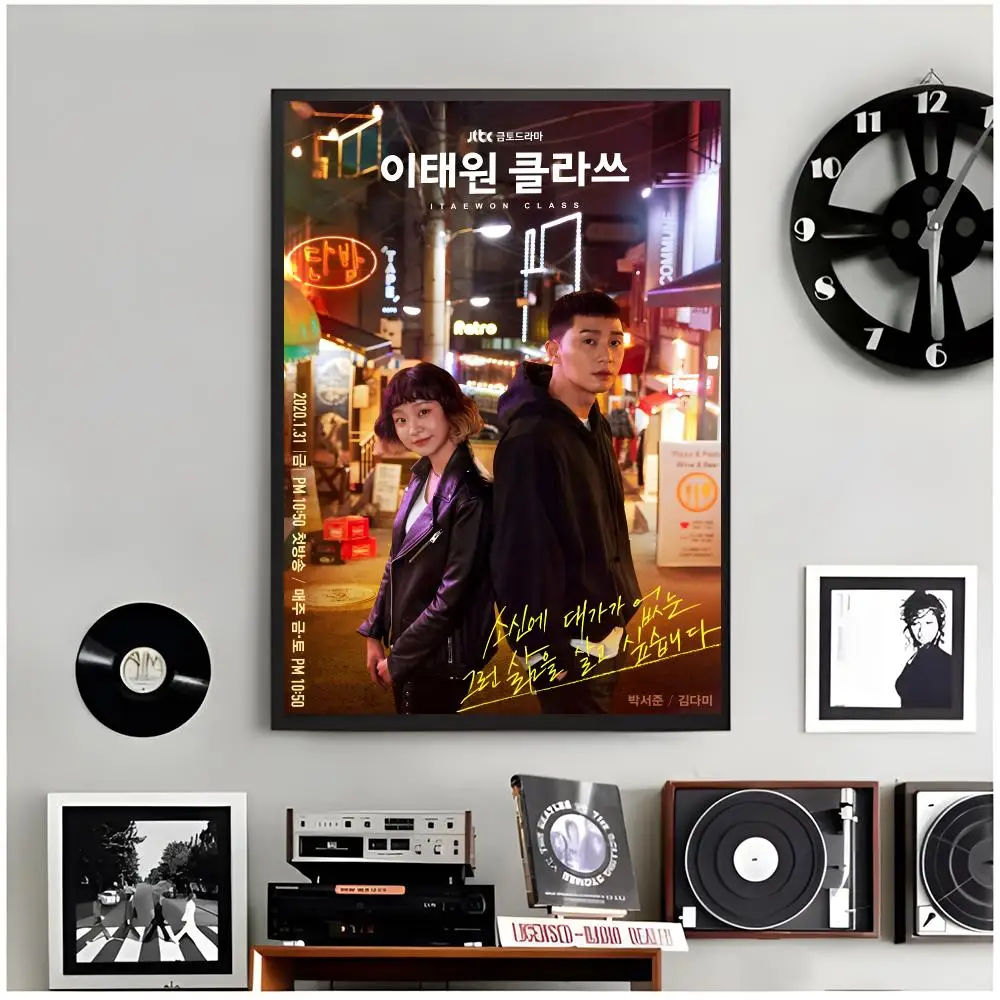 Class tvseries urban romance I-Itaewon Class Poster Modern Wall Art Home Decor Living Room Decorative Print Unframed