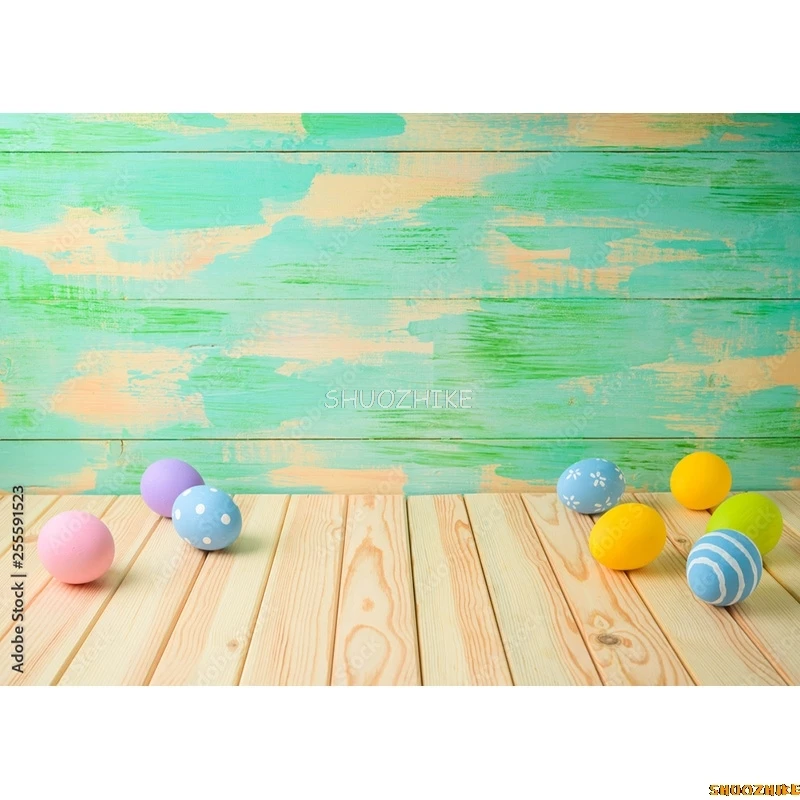 SHUOZHIKE Easter Eggs Photography Backdrops Photo Studio Props Spring Flowers Child Baby Portrait Photo BackdropsFHJ-04