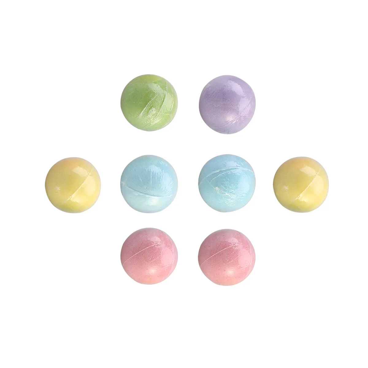 

8Pcs Natural Ingredients Soothing Moisturizing Skin Softening Essential Spa Relaxation Bubble Bath Balls Mixed Color
