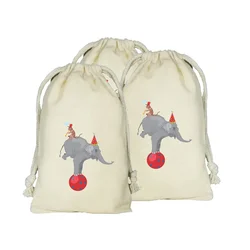 CIRCUS - Personalized Favor Bags - Set of 20 - Birthday - Baby Shower - Clown - Elephant - Strongman - Tent - party favor bags