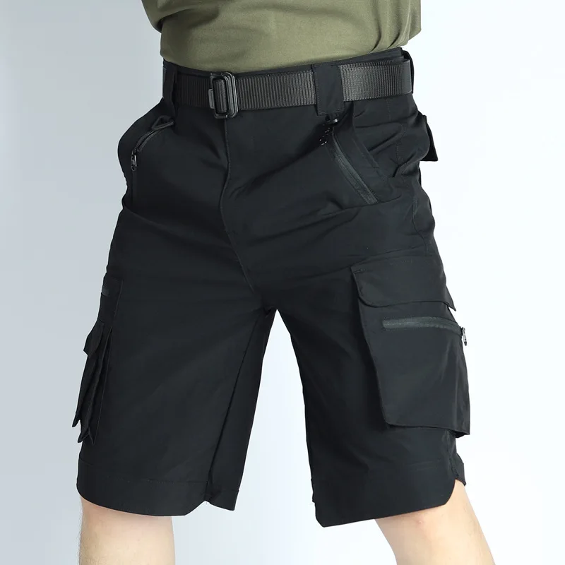 شورت masculinos de verão ao ar libro، secagem cepat، carga، عادية، trabajo، كامينهااداس، com divers bolsos، الفقرة pesca، viag