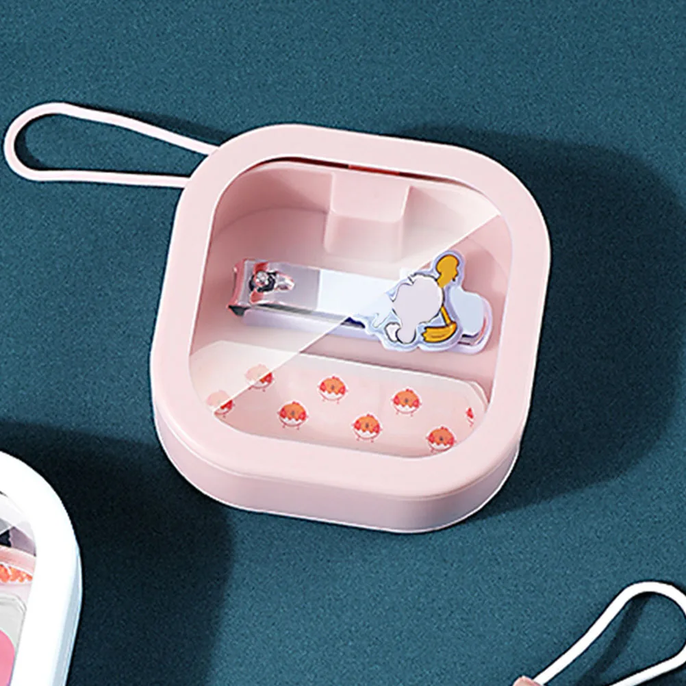 

2pcs Hair Tie Organizer Box Scrunchies Storage Case Jewelry Holder Accessories Organizer Durable Lanyard Design Visible