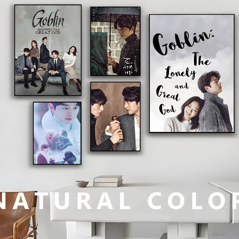 Guardian The Lonely And Great God Poster Retro Kraft Paper Sticker DIY Room Bar Cafe Aesthetic Art Wall Painting