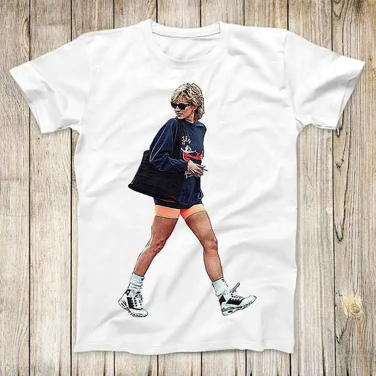 Magazine Princess Diana Streetwear Vintage TV Sportswear Top Tee Best Seller Birthday Gift Men Women Unisex T Shirt 3200