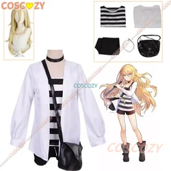 Angels of Death Cosplay Rachel Gardner Cosplay Costume Halloween Cos Man Woman Full Set Coat T-shirt Shorts Neckbelt Bag Wig