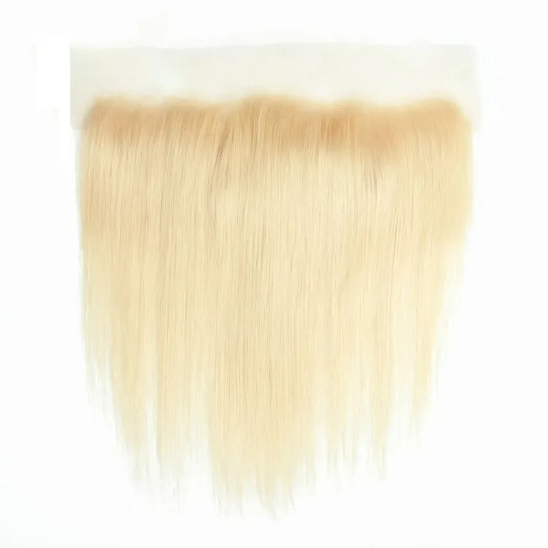 613 ブロンド 13x4 レースフロント ブラジリアン バージン レミー ヘア 6-22 インチ 未処理 ストレート エクステンション 日常着 & スタイリング用