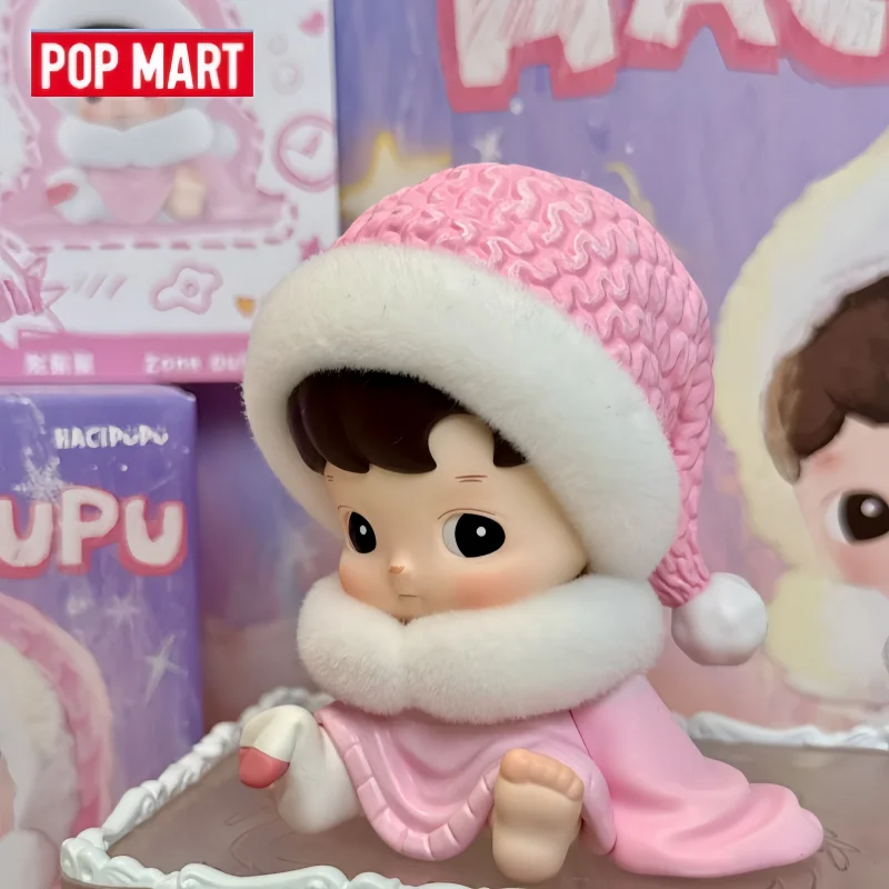 

Новая официальная подлинная коллекционная фигурка POPMART HACIPUPU My Little World, Рождественский подарок, украшение, модная игрушка в слепой коробке