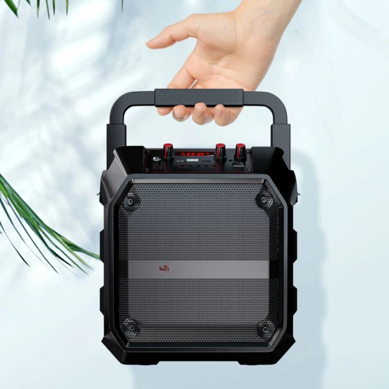 Outdoor square dance speaker, Bluetooth sound system, karaoke, high volume, portable handheld