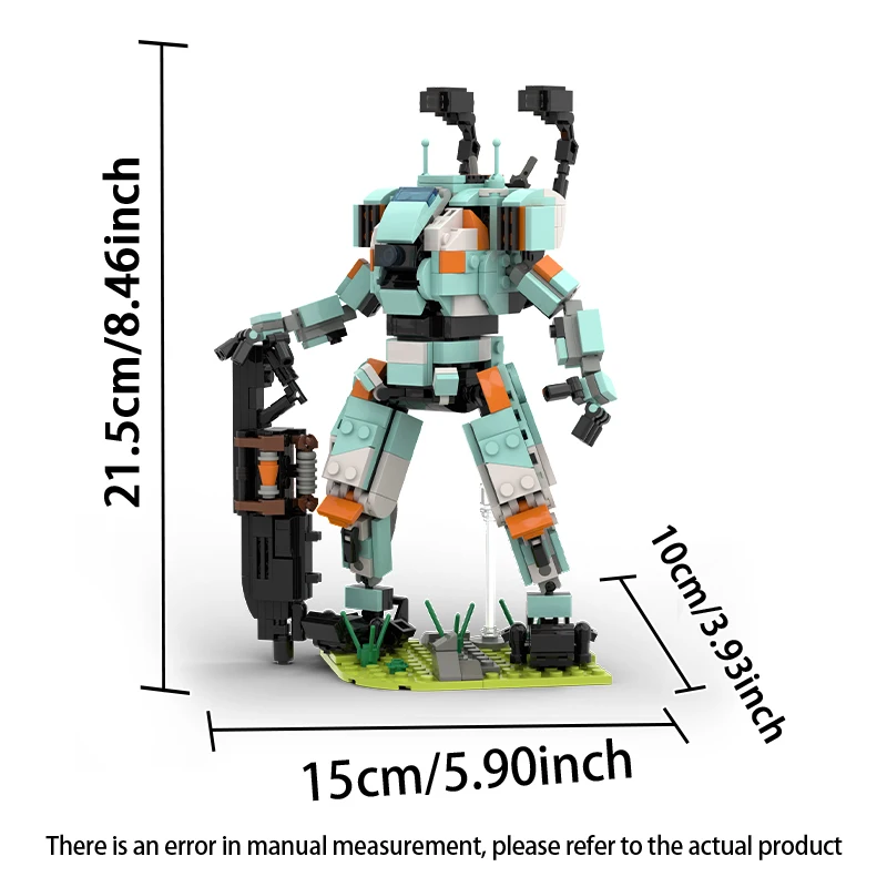 Vanguard-Class Titan BT-7274 Animation Figures Building Blocks Set DIY Robot Mecha Bricks Toys for Children Xmas Birthday Gift