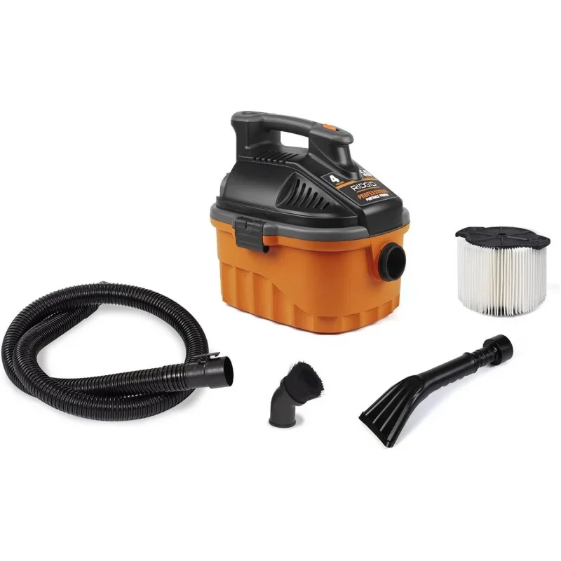 VAC4000 Powerful Portable , Includes 4-Gallon, 5.0 Horsepower  , Dusting Brush, , Claw 