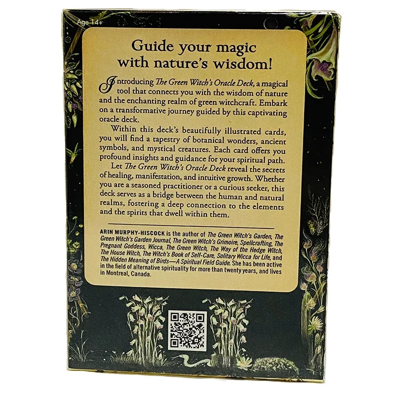 The Green Witch's Oracle Deck English 50 Cards Embrace The Wisdom and Insight of Natural Magic Witchcraft Series Tarot Cards view 5