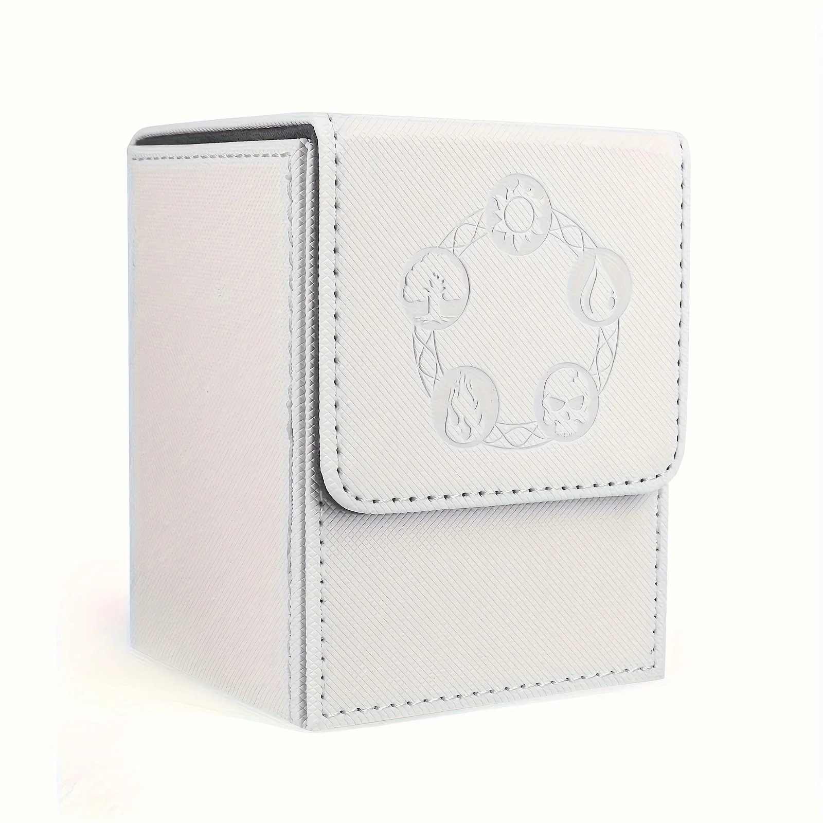 Karten-Deck-Box, Copyrighted-Design, passend für mehr als 100 Karten mit einem Ärmeln, Kartenbox aus PU-Leder mit Magnetverschluss für TCG-Karten – Detail 13