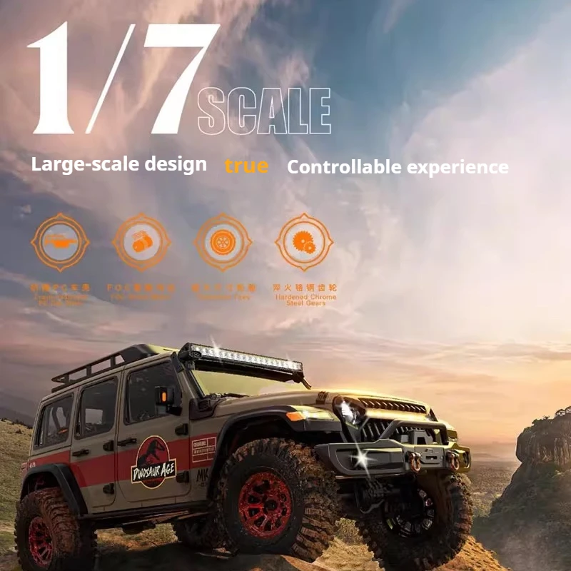 

2.4G 10 Channel Full Scale Remote Control Simulation Crobol Mk07 Brushless Rc Professional Climbing Off Road Vehicle Model