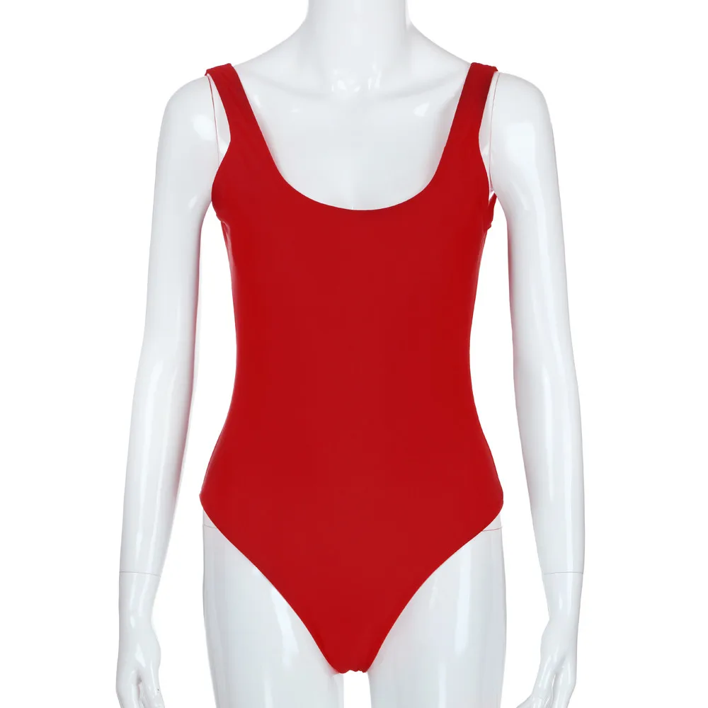 Woman Clothing One Elastic Cut Retro Suits Swimwear Low Bathing High Piece Women Back Swimwears Tankinis Set туника пляжная