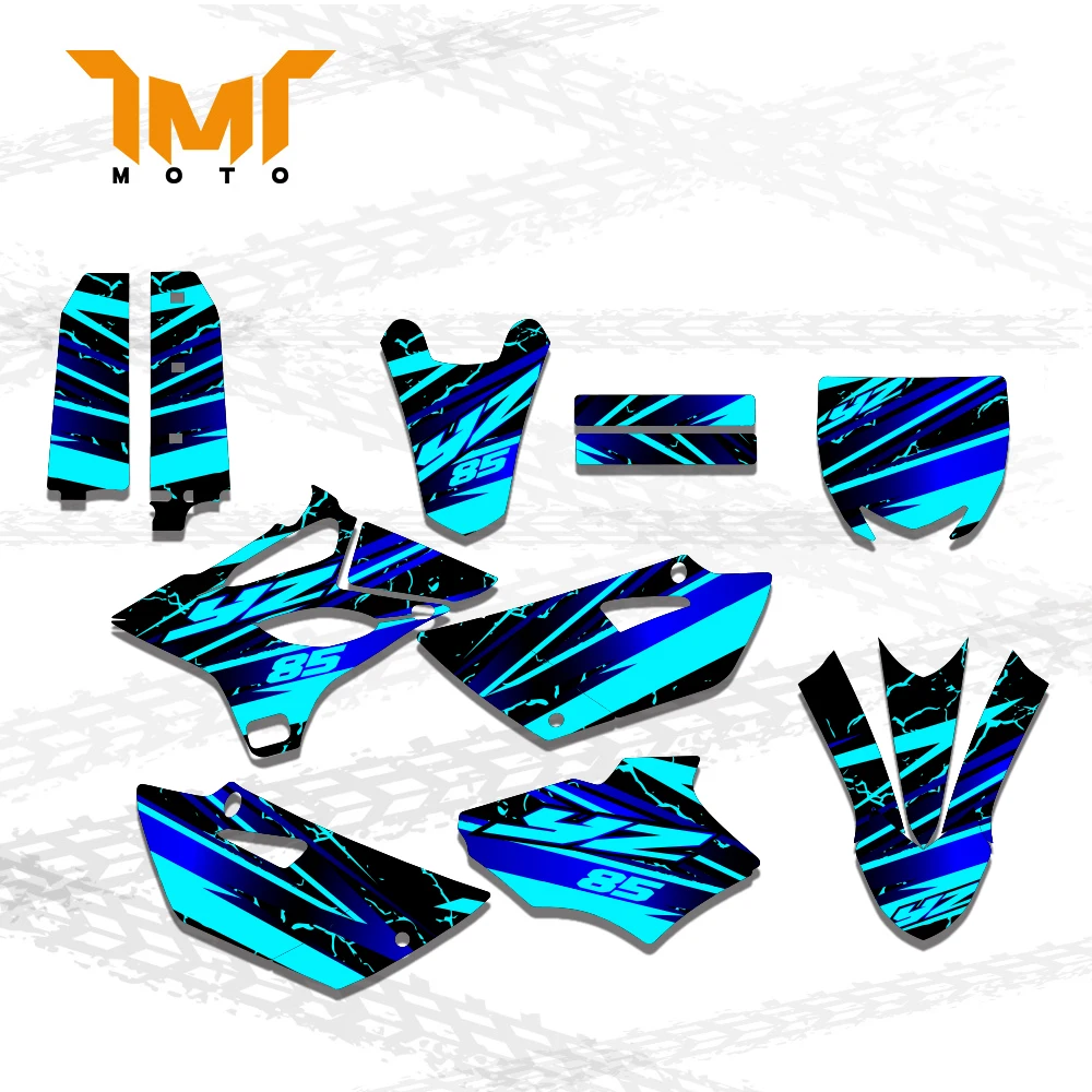 

TMT Motorcycle Decals Stickers Graphics Kits For YAMAHA YZ85 YZ 85 2015 2016 2017 2018 2019 2020 YZ-85