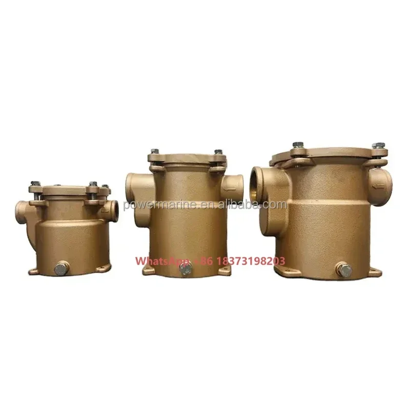 High Quality Brass Casting Boat Accessories Equipment Marine Hardware Seawater Strainer