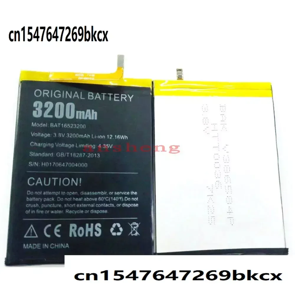 3.8V 3200mAh BAT16523200 Battery For DOOGEE Y6 Y6C 5.5inch Smartphone