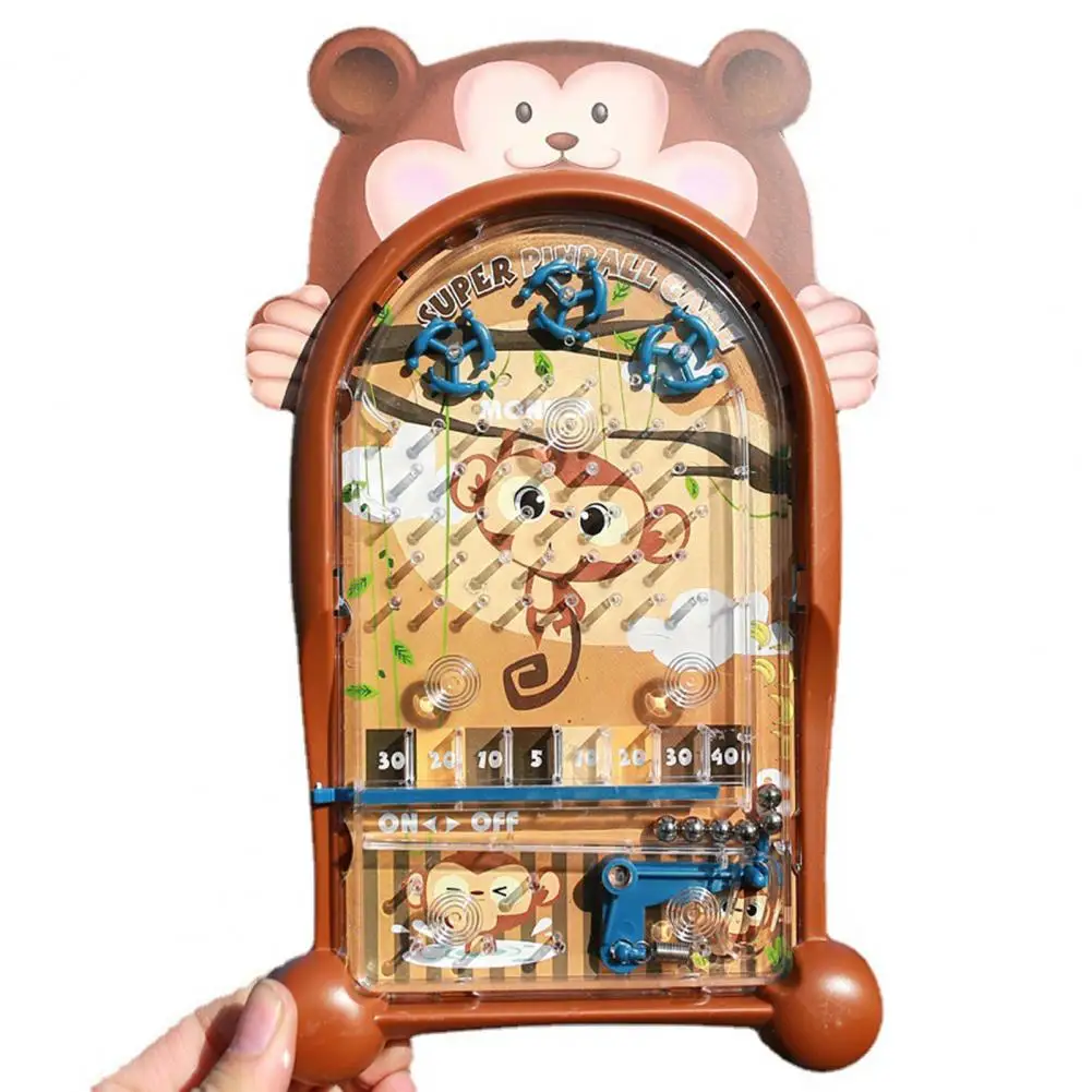 Pinball Game Machine Table Shooting Board Games Educational Interactive Cute Animal Frog Pinball Classic Toy Mini Pinball