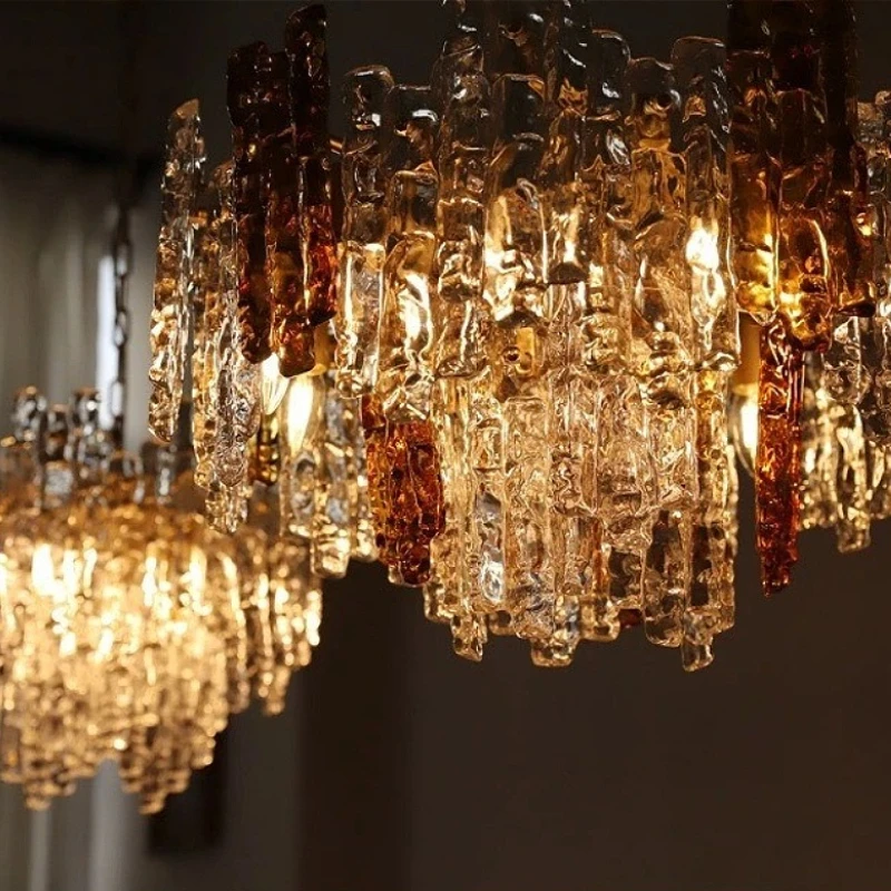 Home Of The Year Bathroom - Luminaires suspendus LED colorés de luxe