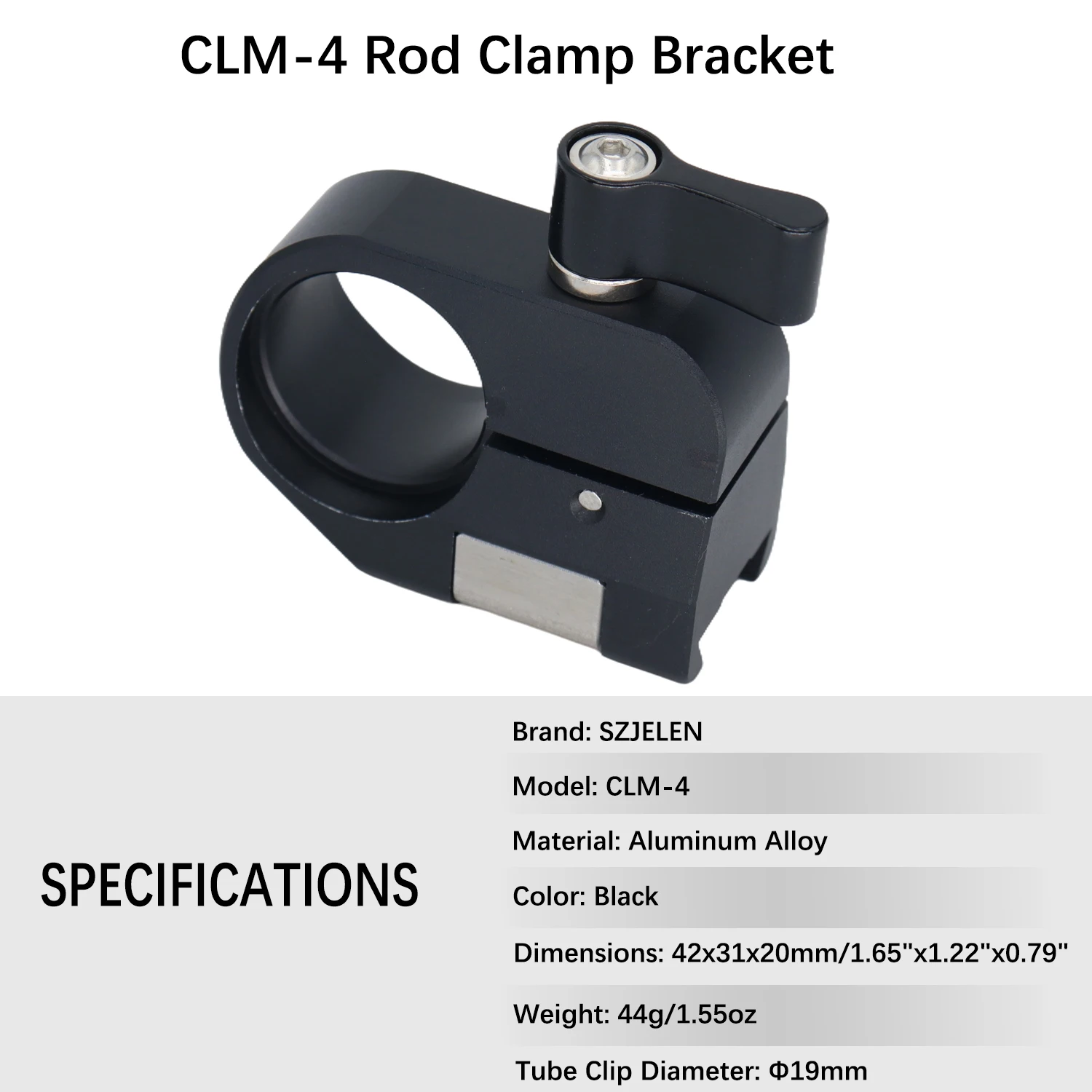 ARRI CLM-4 Cforce Plus motor clamp, suitable for 19mm track pipes