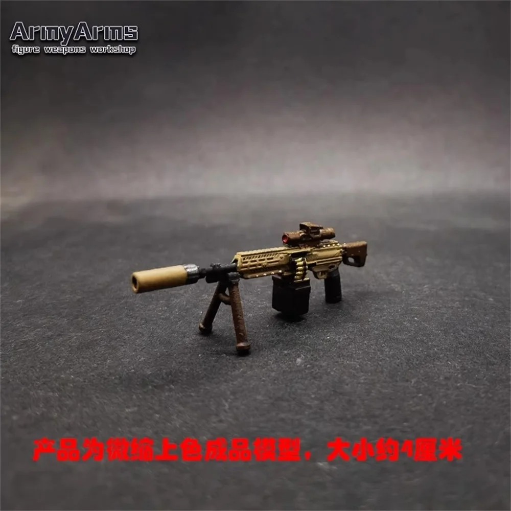 

Snail ArmyArms Doll Soldier About 4cm M250 Machine Gun Coating Model Toy Not Launch Equipment Gift In Stock