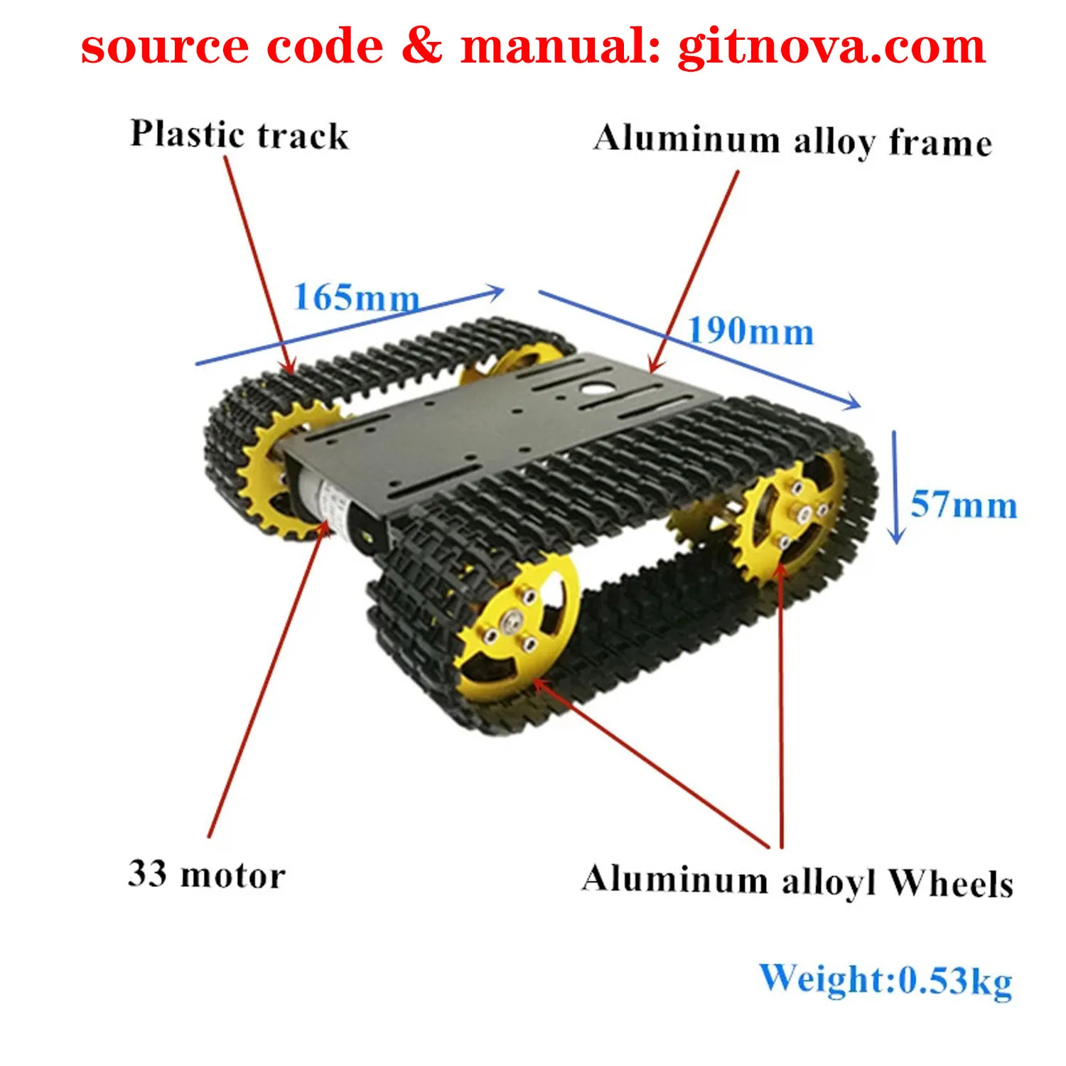 T101 블루투스/핸들/와이파이 RC 제어 로봇 탱크 섀시 자동차 키트, R3 개발 보드 + 모터 드라이버 보드 DIY 장난감
