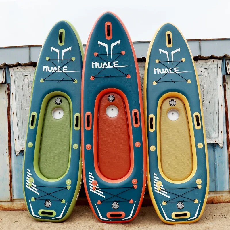 --Wholesale Custom 305X84X20Cm 130Kgs Capacity Drop Stitch Person Canoe Detachable Pedal Kayak Inflatable River Fishing Boat Kay