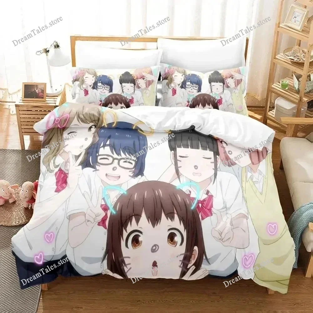 3D Anime Ippon Again Bedding Set Duvet Cover Bed Set Quilt Cover Pillowcase Comforter King Queen Size Boys Adult Bedding Set
