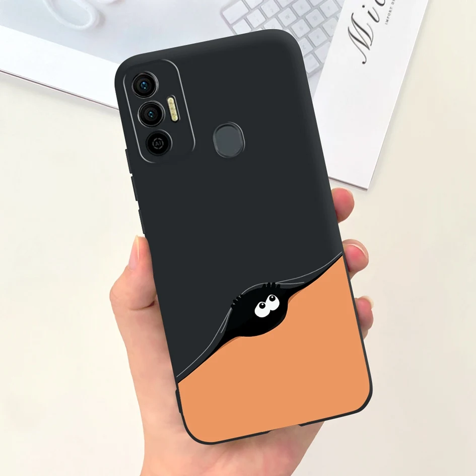 For Tecno Spark 7 KF6j Case For Tecno Spark 7 Pro 7P Spark7 Phone Cover Cute Astronaut Silicone Back Fundas Spark 7P KF7j Bumper