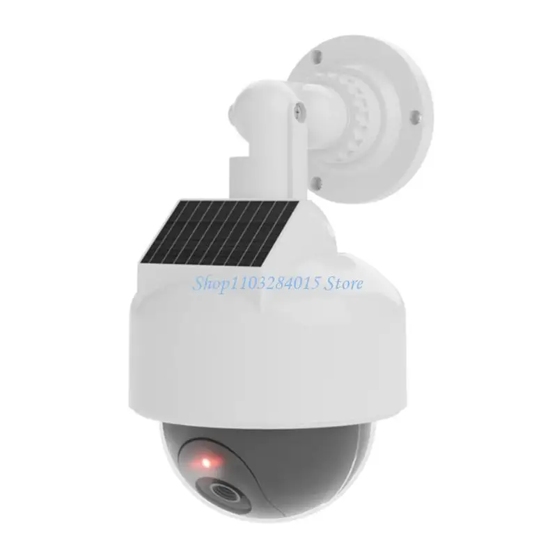 

R6FF Solar Powered Simulated Surveillances Camera Simulation CCTV Security Camera