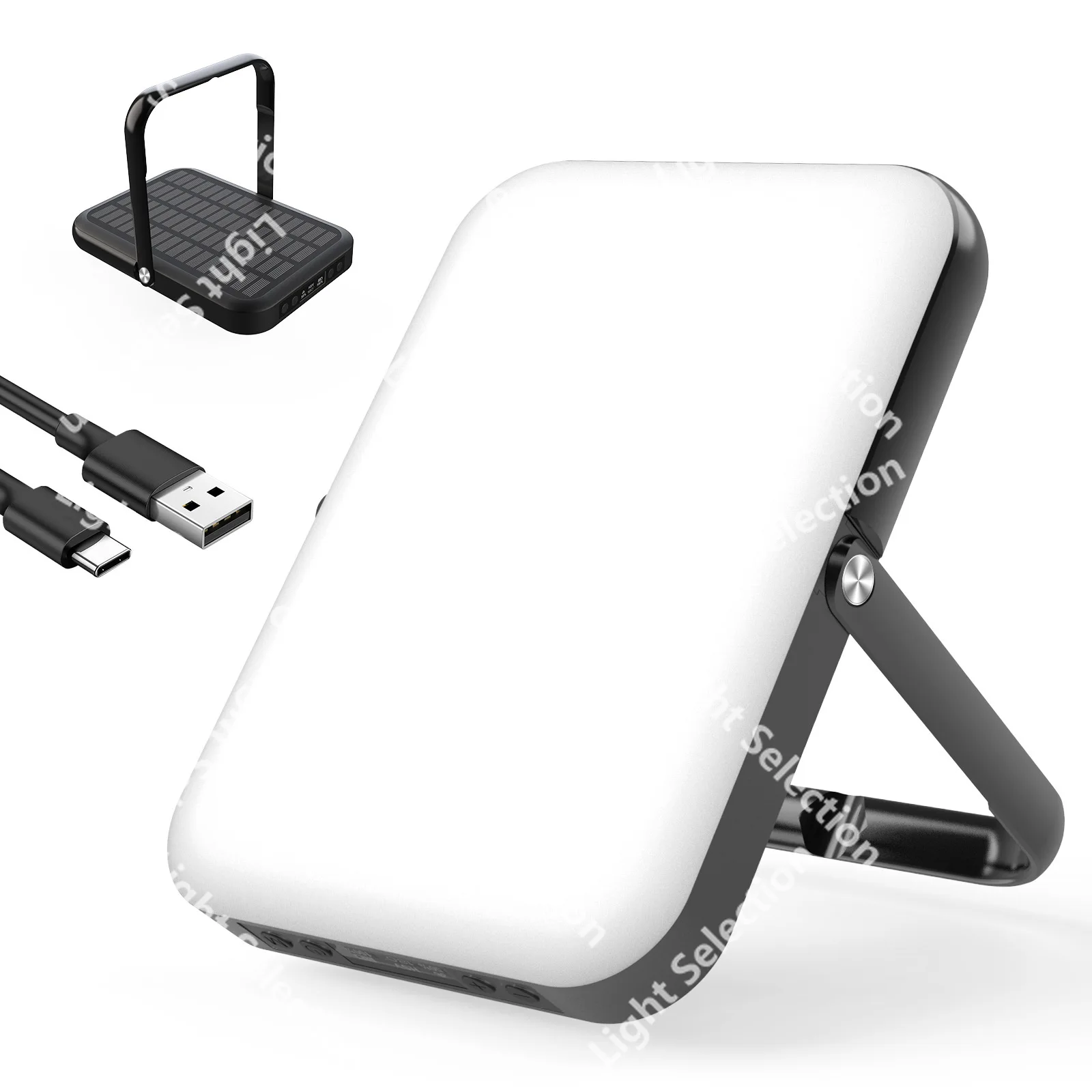 

Solar large capacity 30000mah outdoor camping light & stepless adjustment & color temperature adjustment & electricity