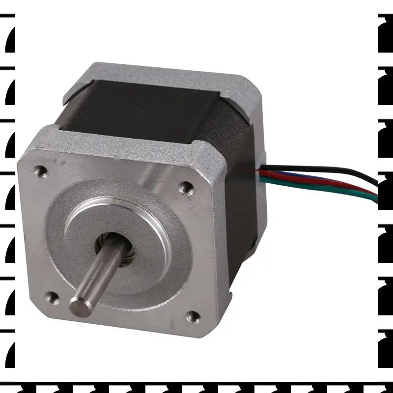 

A44U 2X NEMA 17 42 Гибридный шаговый двигатель 0,9 градуса 40 мм 1,68 А 2-фазный шаговый двигатель для фрезерного станка с ЧПУ